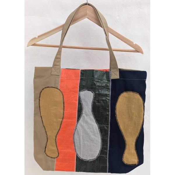 画像1: 【KHOKI(コッキ）】Souvenir tote bag/ Orange