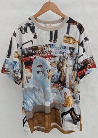 【KHOKI(コッキ)】Collage design T-shirt/White