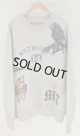 【KHOKI(コッキ)】Multi embrodied-design sweatshirt/Oatmeal