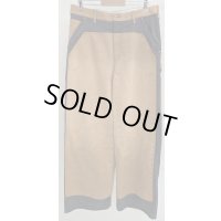 【KHOKI(コッキ】Vintage-effect work pants/Beige