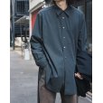 画像4: 【IRENISA(イレニサ)】MIDDLE LENGTH SHIRT/ D.GRAY