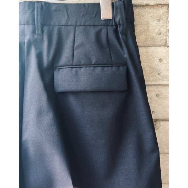 画像5: 【IRENISA(イレニサ)】TWO TUCKS WIDE TROUSERS/ NAVY