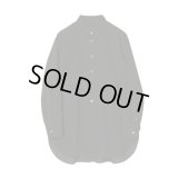 【IRENISA(イレニサ)】MIDDLE LENGTH SHIRT/ D.GRAY