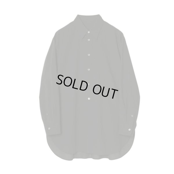 画像1: 【IRENISA(イレニサ)】MIDDLE LENGTH SHIRT/ D.GRAY