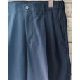 画像3: 【IRENISA(イレニサ)】TWO TUCKS WIDE TROUSERS/ NAVY (3)