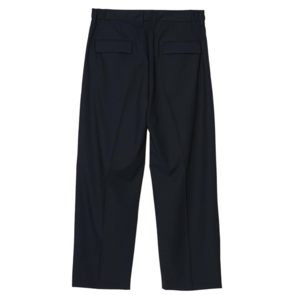 画像2: 【IRENISA(イレニサ)】TWO TUCKS WIDE TROUSERS/ NAVY