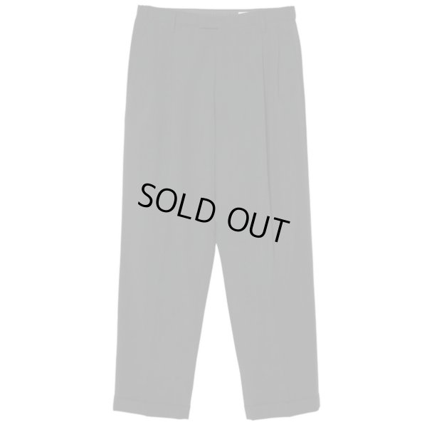 画像1: 【IRENISA(イレニサ)】TWO TUCKS TAPERED TROUSERS/ D.GRAY