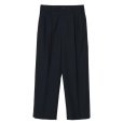 画像1: 【IRENISA(イレニサ)】TWO TUCKS WIDE TROUSERS/ NAVY (1)