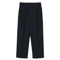 【IRENISA(イレニサ)】TWO TUCKS WIDE TROUSERS/ NAVY