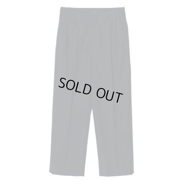 画像1: 【IRENISA(イレニサ)】TWO TUCKS WIDE TROUSERS/ NAVY