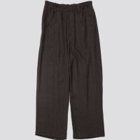 【ENCOMING(インカミング)】PULLCORD EASY TROUSER/BROWN