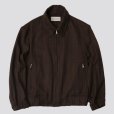 画像1: 【ENCOMING(インカミング)】ZIP SHORT BLOUSON/BROWN (1)