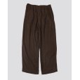 画像2: 【ENCOMING(インカミング)】PULLCORD EASY TROUSER/BROWN (2)