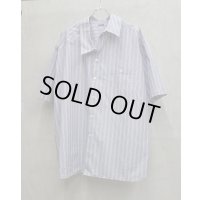 【LES SIX(レシス)】Half Sleeve Slip Shirt 2/ Blue Stripe