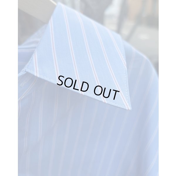 画像4: 【LES SIX(レシス)】Classic Slip Shirt/ Blue Stripe