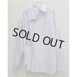 【LES SIX(レシス)】Classic Slip Shirt/ Blue Stripe