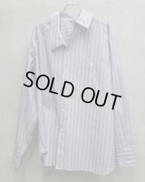 【LES SIX(レシス)】Classic Slip Shirt/ Blue Stripe