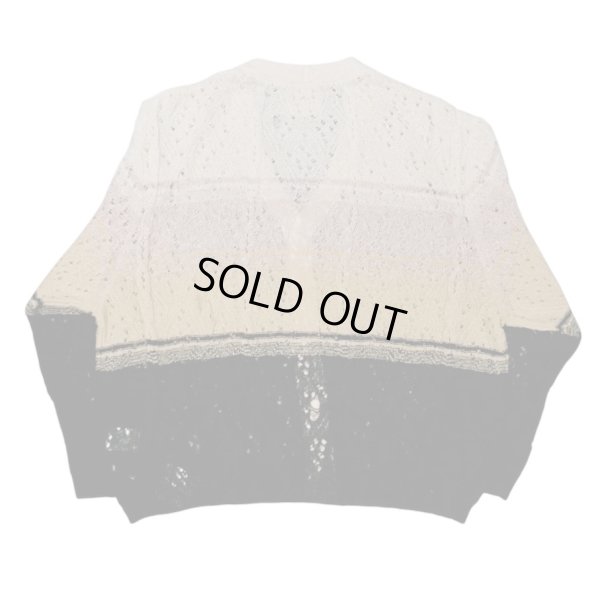 画像2: 【Kota Gushiken(コウタグシケン)】Broken Lace Border Cardigan/ Cream