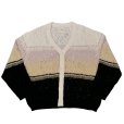 画像1: 【Kota Gushiken(コウタグシケン)】Broken Lace Border Cardigan/ Cream (1)