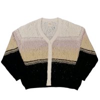 【Kota Gushiken(コウタグシケン)】Broken Lace Border Cardigan/ Cream