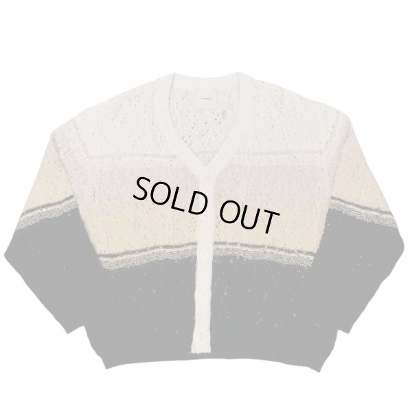 画像1: 【Kota Gushiken(コウタグシケン)】Broken Lace Border Cardigan/ Cream