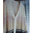 画像3: 【Kota Gushiken(コウタグシケン)】Broken Lace Border Cardigan/ Cream