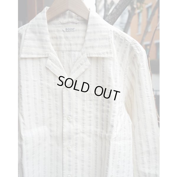 画像2: 【BODE(ボーディ)】LAVENDER SAIL SHIRT/ WHITE×PURPLE