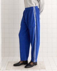 【BODE(ボーディ)】Terry Trim Track Pants / Blue