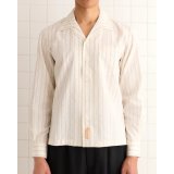 【BODE(ボーディ)】LAVENDER SAIL SHIRT/ WHITE×PURPLE