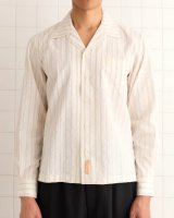 【BODE(ボーディ)】LAVENDER SAIL SHIRT/ WHITE×PURPLE