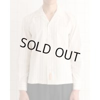 【BODE(ボーディ)】LAVENDER SAIL SHIRT/ WHITE×PURPLE