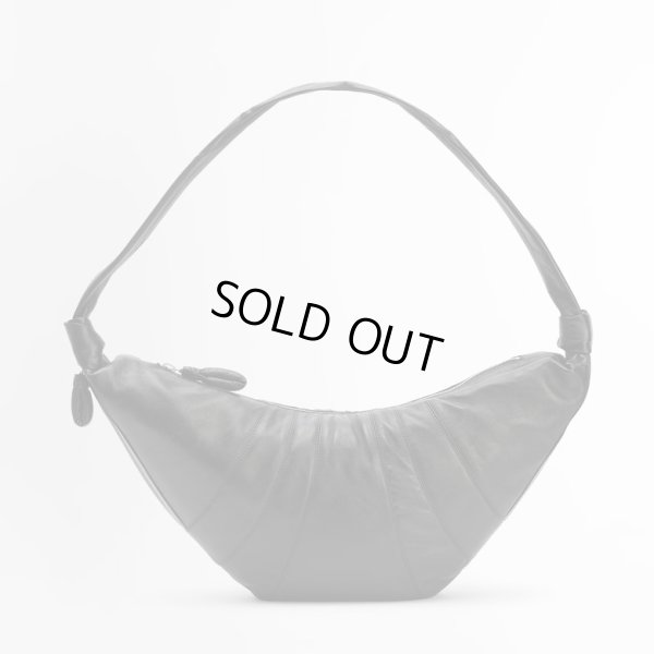 画像1: 【LEMAIRE(ルメール)】LARGE CROISSANT BAG SOFT NAPPA LEATHER/ BLACK