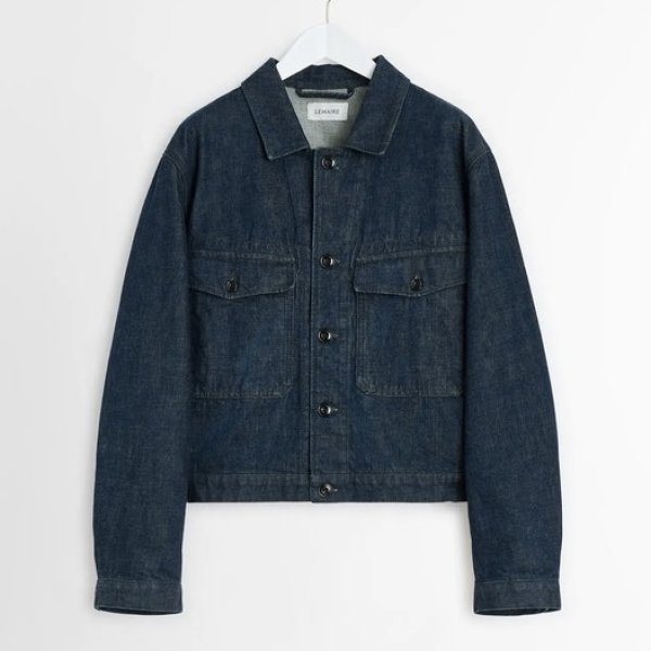 画像1: 【LEMAIRE(ルメール)】TRUCKER JACKET/ HEAVY INDIGO DENIM