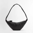 画像1: 【LEMAIRE(ルメール)】MEDIUM CROISSANT BAG SOFT GRAINED LEATHER/ BLACK (1)