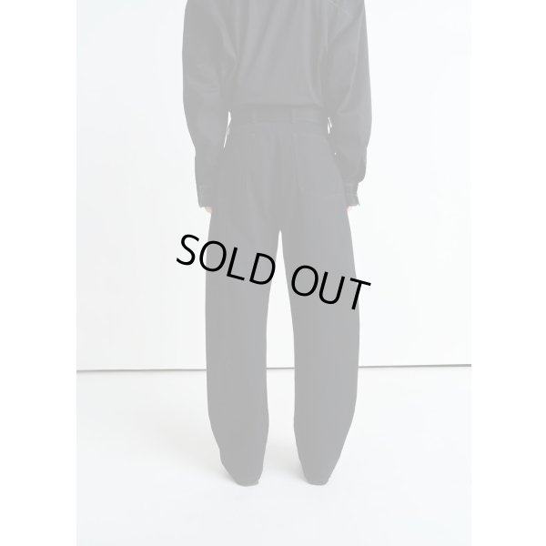 画像6: 【LEMAIRE(ルメール)】TWISTED BELTED PANTS/ HEAVY BLACK DENIM