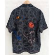 画像2: 【KHOKI(コッキ)】Hand enbroidered-design shirt/Black (2)