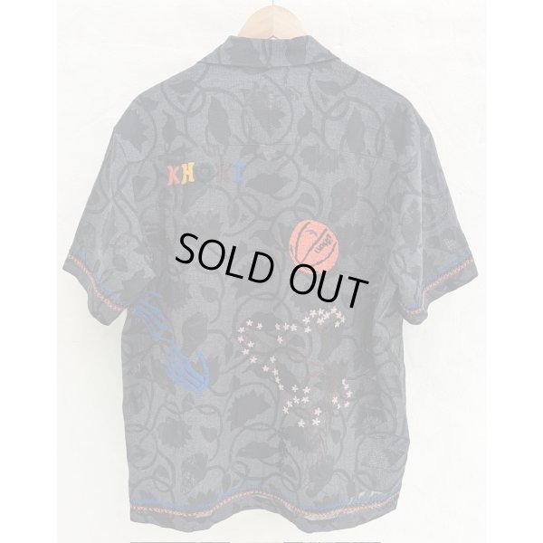 画像2: 【KHOKI(コッキ)】Hand enbroidered-design shirt/Black