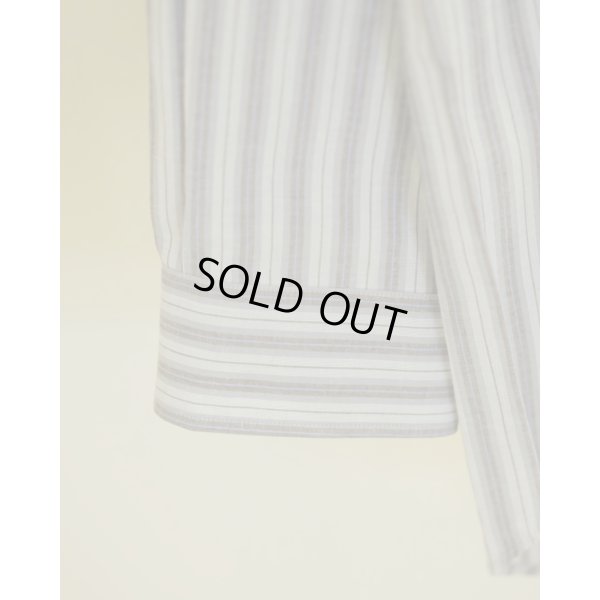 画像6: 【BISOWN(ビソウン)】STRIPE PULLOVER SHIRTS/ BLUE STRIPE