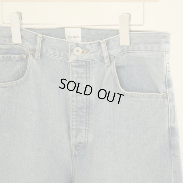 画像3: 【BISOWN(ビソウン)】BISOWN WIDE DENIM/ BLEACH