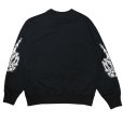 画像2: 【ensou.(エンソウ)】Peace Sweatshirt/ Black (2)