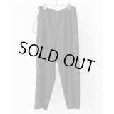 【ANTHEM A(アンセムエー)】WOOL RAYON TROPICAL NO-BRAINER PANTS/ BLACK