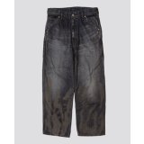 【ENCOMING(インカミング)】PAINTERS DENIM TROUSER "BLACK"