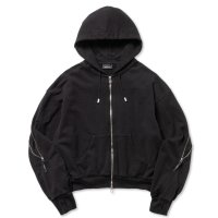 【ROTOL(ロトル)】LOOPWHEEL SWEAT ZIP HOODIE　”BLACK”