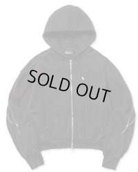 【ROTOL(ロトル)】LOOPWHEEL SWEAT ZIP HOODIE　”BLACK”