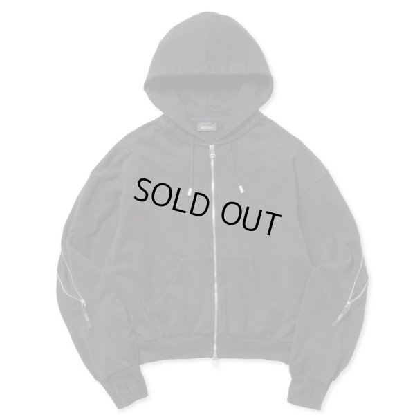 画像1: 【ROTOL(ロトル)】LOOPWHEEL SWEAT ZIP HOODIE　”BLACK”