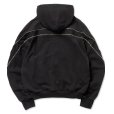 画像2: 【ROTOL(ロトル)】LOOPWHEEL SWEAT ZIP HOODIE　”BLACK” (2)