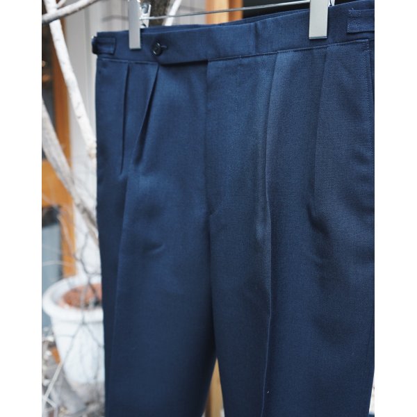 画像3: 【HEUGN(ユーゲン)】“Aaron” TAPPERD 2P TROUSERS- Navy