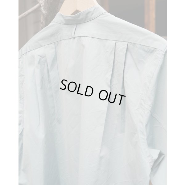 画像5: 【HEUGN(ユーゲン)】“Rob” BAND COLLAR SHIRT- Chambry green