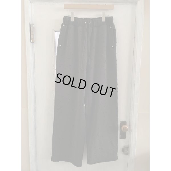 画像2: 【FAF(エフエーエフ)】Dameged Baggy Sweat Pants　”Black”