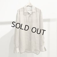 【KAKAN(カカン)】HORIZONTAL COLLAR SHIRT/ BEIGE